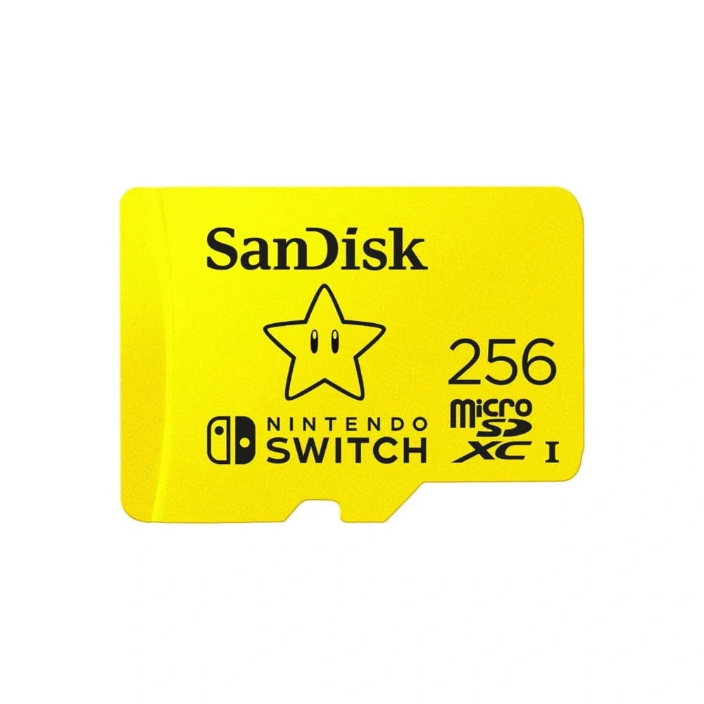 super mario bros u deluxe Nintendo Switch 256gb Sandisk Micro Card SD Bundle